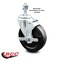 Service Caster 5 Inch Hard Rubber Wheel Swivel 12mm Threaded Stem Caster with Brake SCC SCC-TS20S514-HRS-TLB-M1215 - alternate 3
